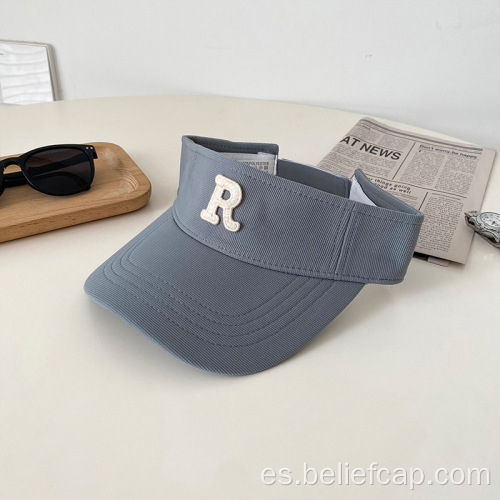 Visor de bordado de bordado de visera seca rápida personalizada